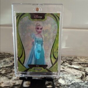 Disney Elsa Holographic Card - Blue & Green #082/395